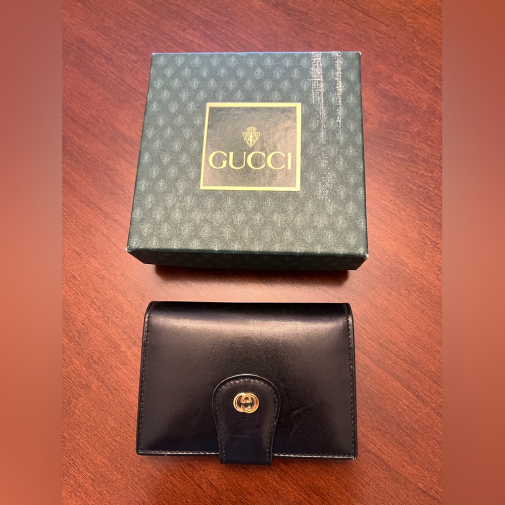 GUCCI UNISEX LEATHER CREDIT CARD HOLDER